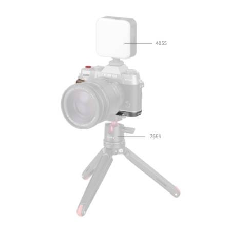 SmallRig 4736B - montażowa płytka/uchwyt L-kształtny, przykład użycia